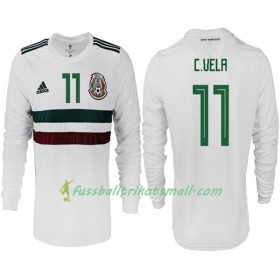 Fußballtrikots Mexiko C.VELA 11 WM 2018 Langarm Auswärts-trikot kaufen